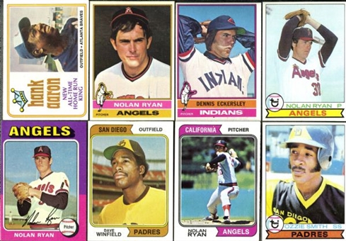 1974-1979 Topps Baseball Complete Set Run (6 Sets) 